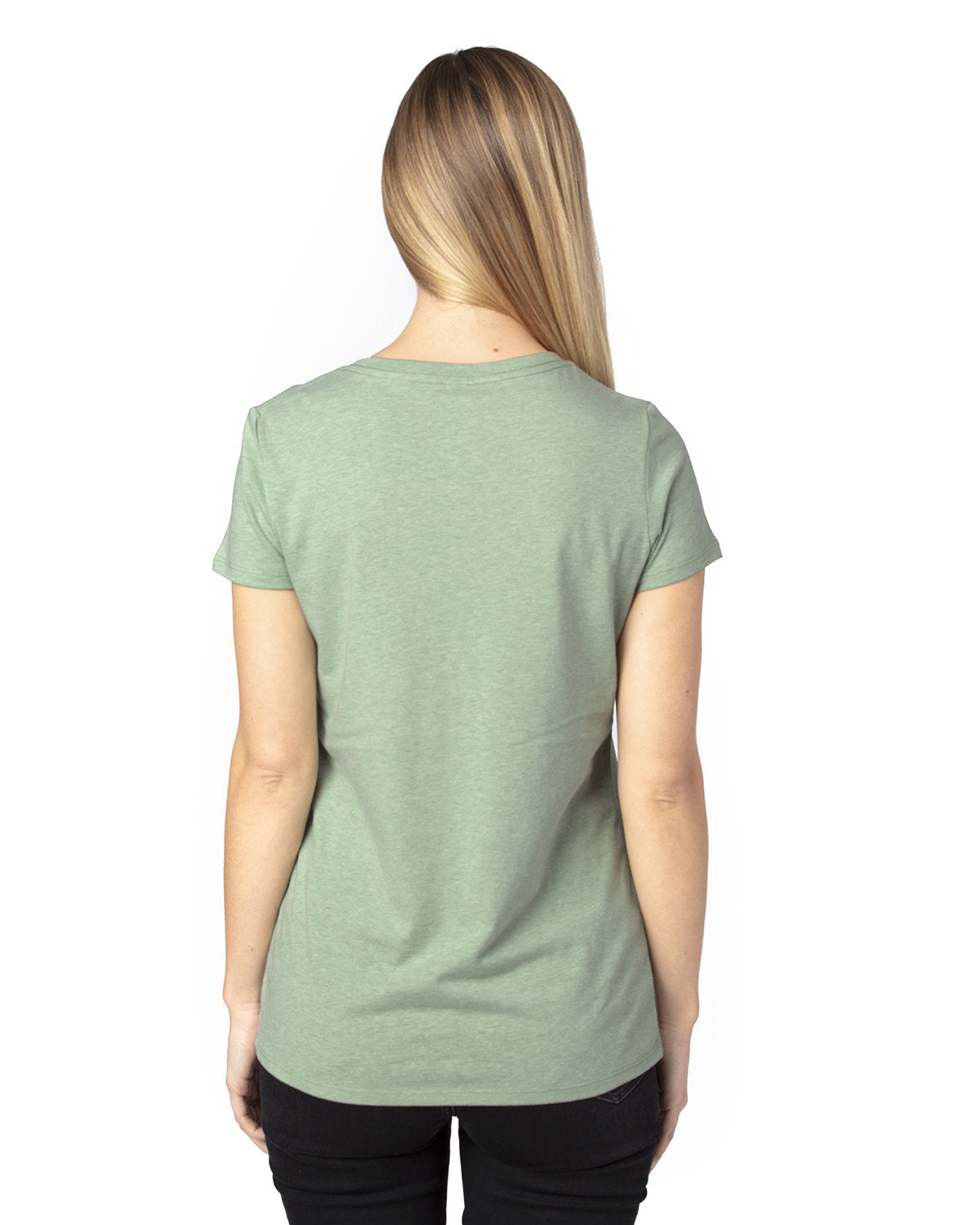Threadfast Apparel Ladies' Ultimate CVC V-Neck T-Shirt Threadfast Apparel
