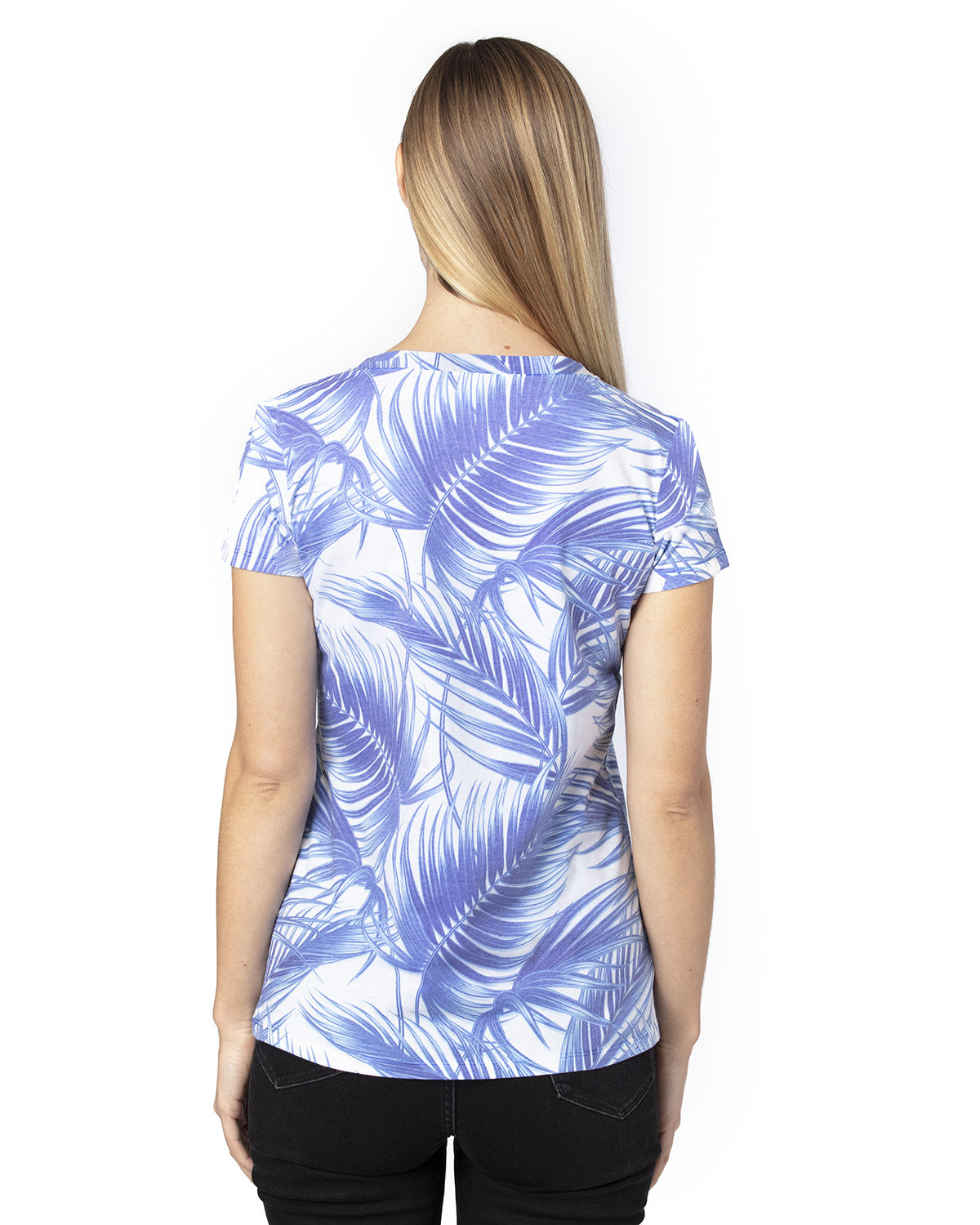 Threadfast Apparel Ladies' Ultimate CVC V-Neck T-Shirt Threadfast Apparel