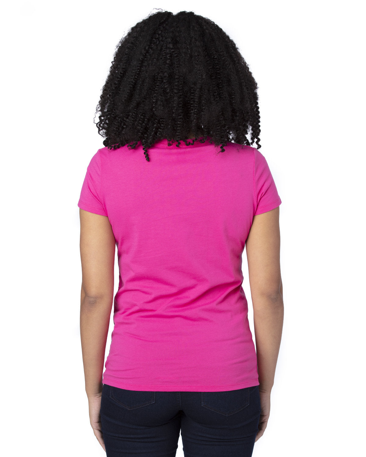 Threadfast Apparel Ladies' Ultimate CVC V-Neck T-Shirt Threadfast Apparel