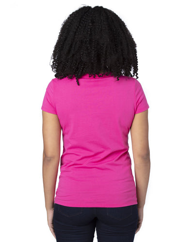 Threadfast Apparel Ladies' Ultimate CVC V-Neck T-Shirt