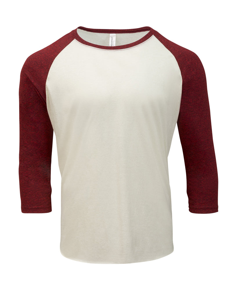 Threadfast Apparel Unisex Triblend 3/4-Sleeve Raglan