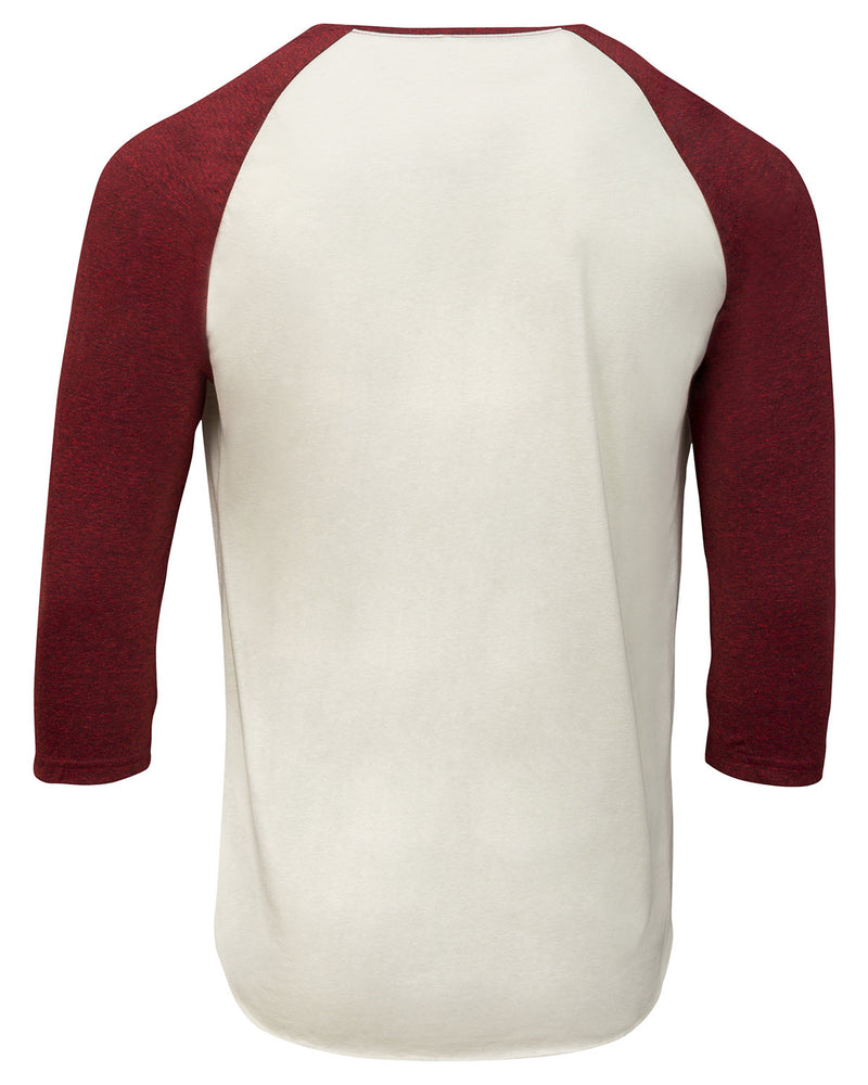 Threadfast Apparel Unisex Triblend 3/4-Sleeve Raglan