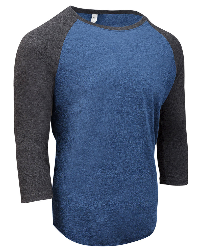 Threadfast Apparel Unisex Triblend 3/4-Sleeve Raglan
