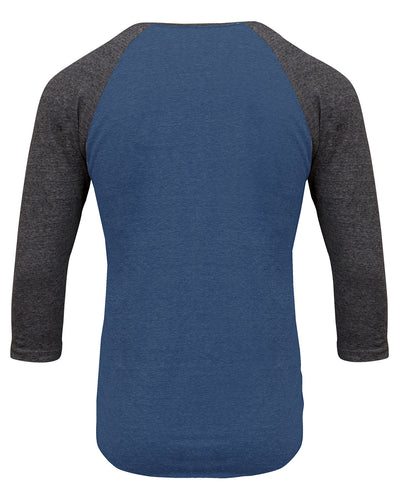 Threadfast Apparel Unisex Triblend 3/4-Sleeve Raglan