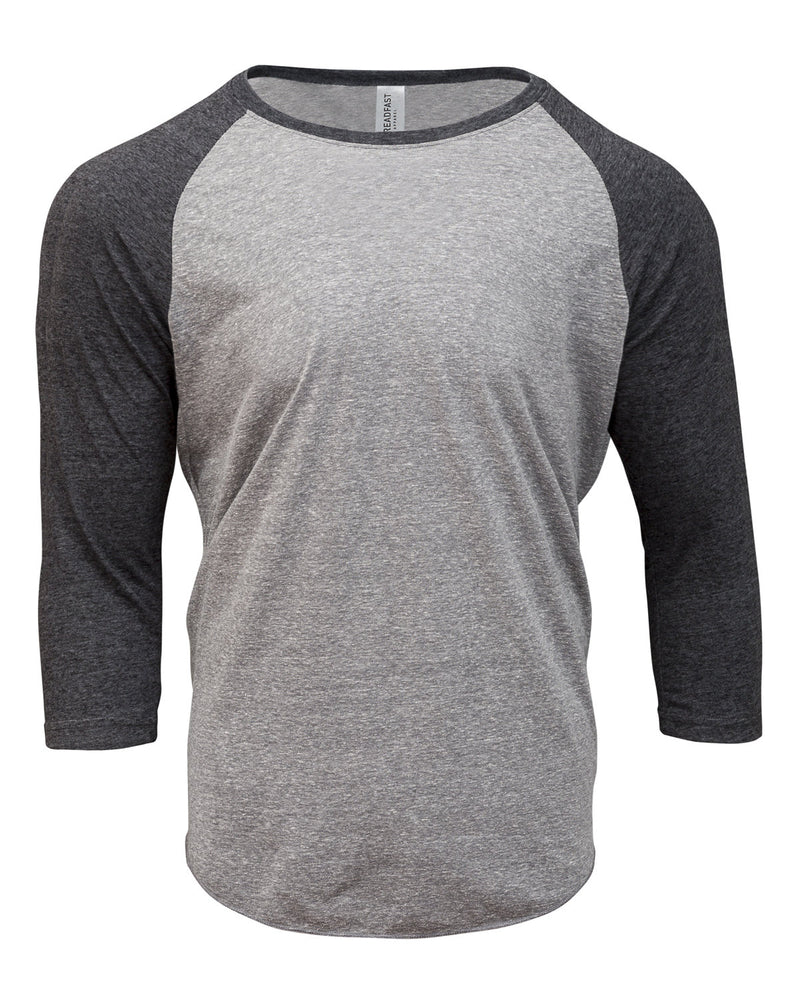 Threadfast Apparel Unisex Triblend 3/4-Sleeve Raglan