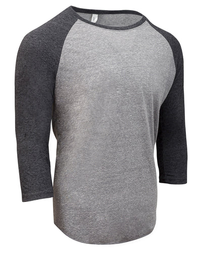 Threadfast Apparel Unisex Triblend 3/4-Sleeve Raglan