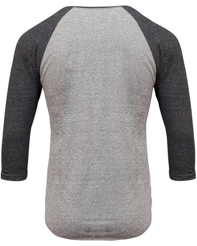 Threadfast Apparel Unisex Triblend 3/4-Sleeve Raglan