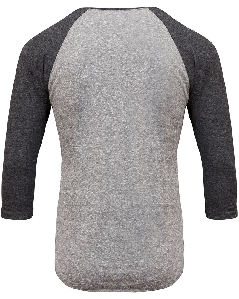 Threadfast Apparel Unisex Triblend 3/4-Sleeve Raglan