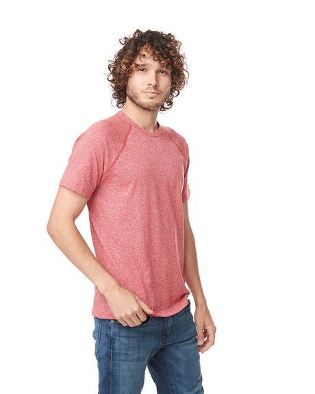Next Level Men's Mock Twist Raglan Short Sleeve Crew Next Level