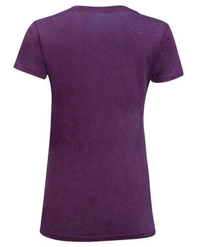 Threadfast Apparel Ladies' Cross Dye Short-Sleeve V-Neck T-Shirt