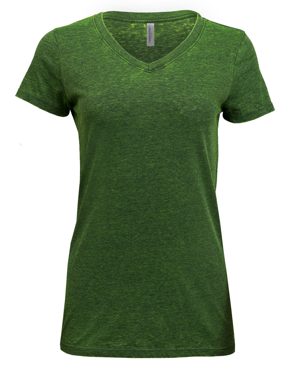 Threadfast Apparel Ladies' Cross Dye Short-Sleeve V-Neck T-Shirt Threadfast Apparel