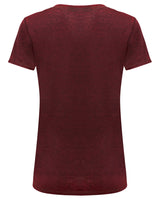 Threadfast Apparel Ladies' Cross Dye Short-Sleeve V-Neck T-Shirt Threadfast Apparel