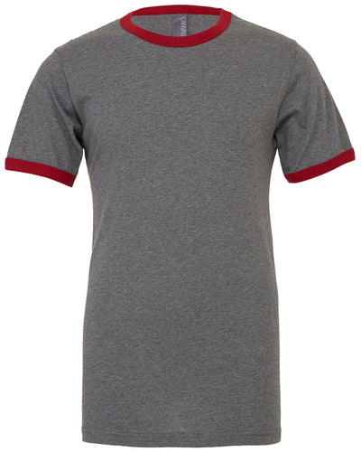 Bella + Canvas Men's Jersey Short-Sleeve Ringer T-Shirt