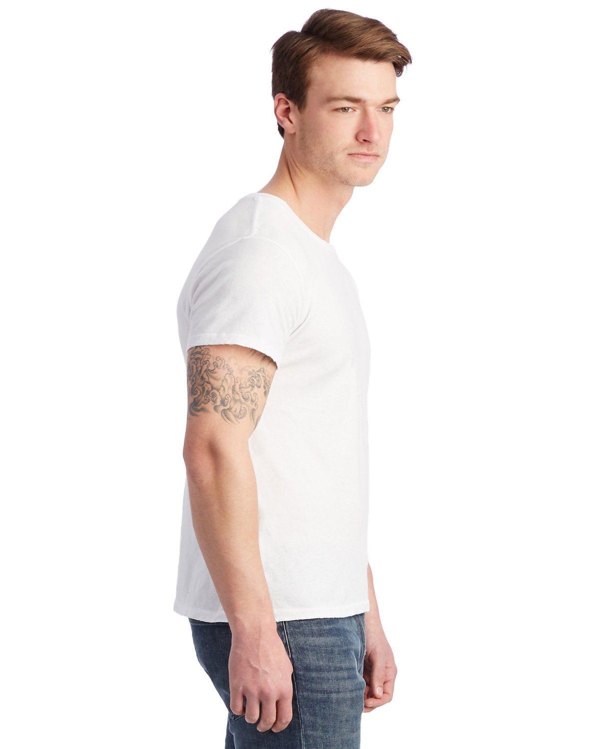 Alternative Unisex Heritage Garment-Dyed Distressed T-Shirt Mens Apparel Shirts & Tops