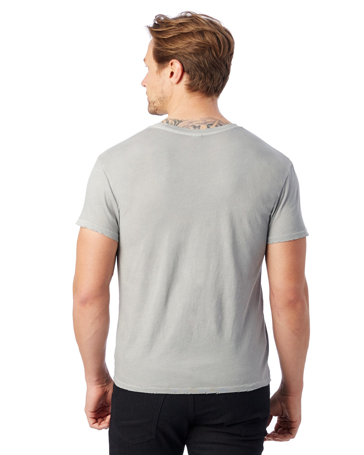 Alternative Unisex Heritage Garment-Dyed Distressed T-Shirt Mens Apparel Shirts & Tops