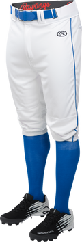 Rawlings Adult Knicker Launch Baseball Pant With Piping Rawlings