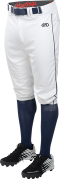 Rawlings Adult Knicker Launch Baseball Pant With Piping Rawlings