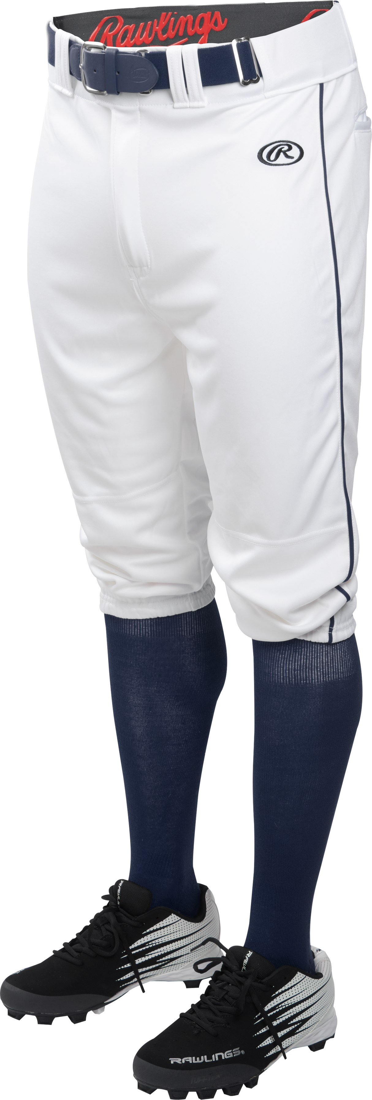 Rawlings Adult Knicker Launch Baseball Pant With Piping Rawlings