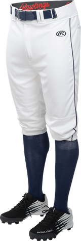 Rawlings Adult Knicker Launch Baseball Pant With Piping Rawlings