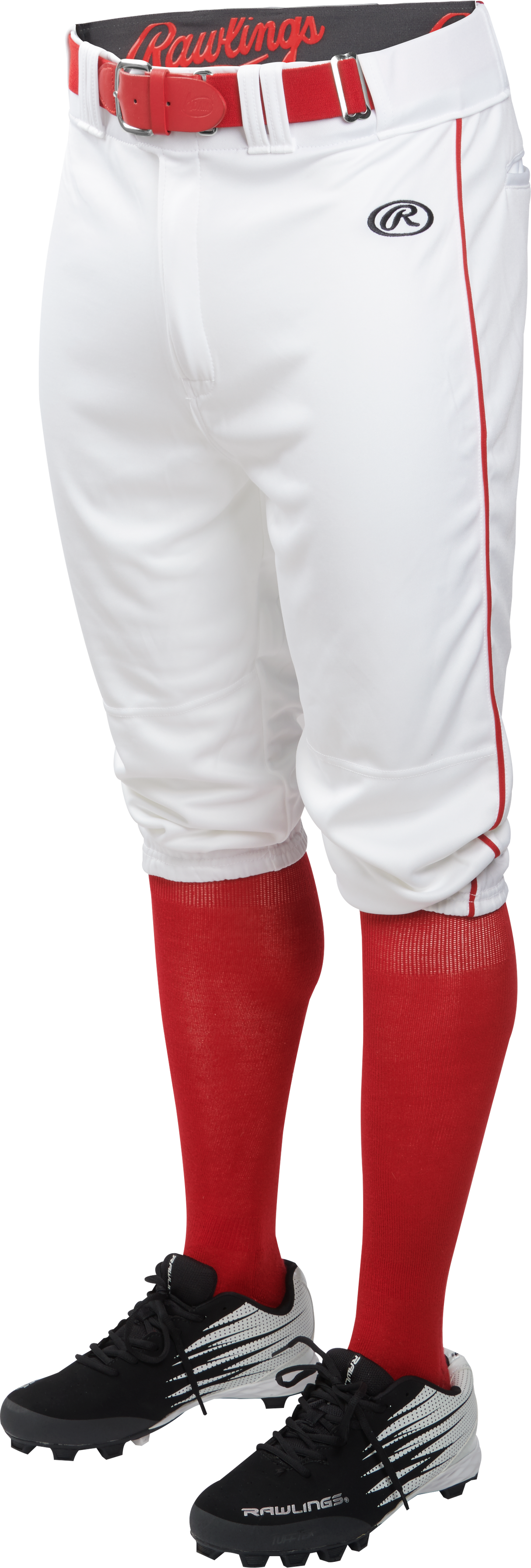 Rawlings Adult Knicker Launch Baseball Pant With Piping Rawlings