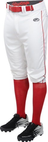 Rawlings Adult Knicker Launch Baseball Pant With Piping Rawlings