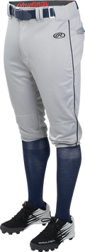 Rawlings Adult Knicker Launch Baseball Pant With Piping Rawlings