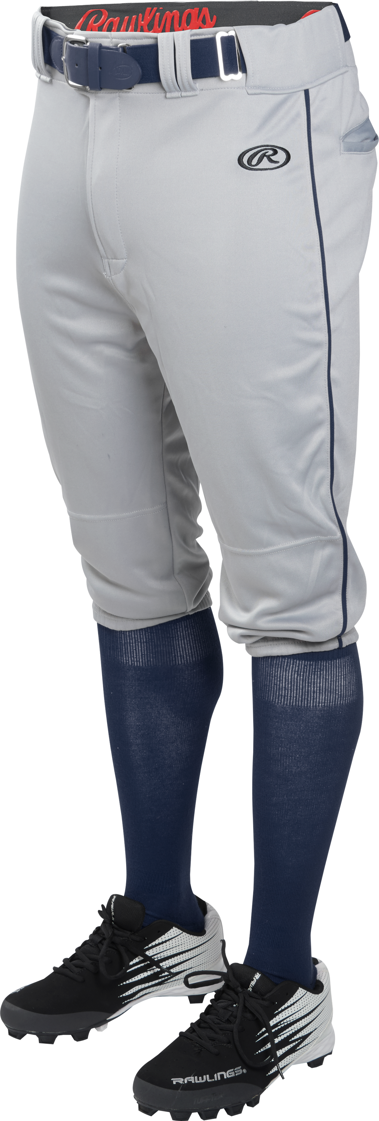 Rawlings Adult Knicker Launch Baseball Pant With Piping Rawlings
