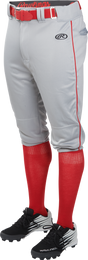 Rawlings Adult Knicker Launch Baseball Pant With Piping Rawlings