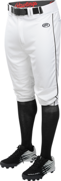 Rawlings Adult Knicker Launch Baseball Pant With Piping Rawlings
