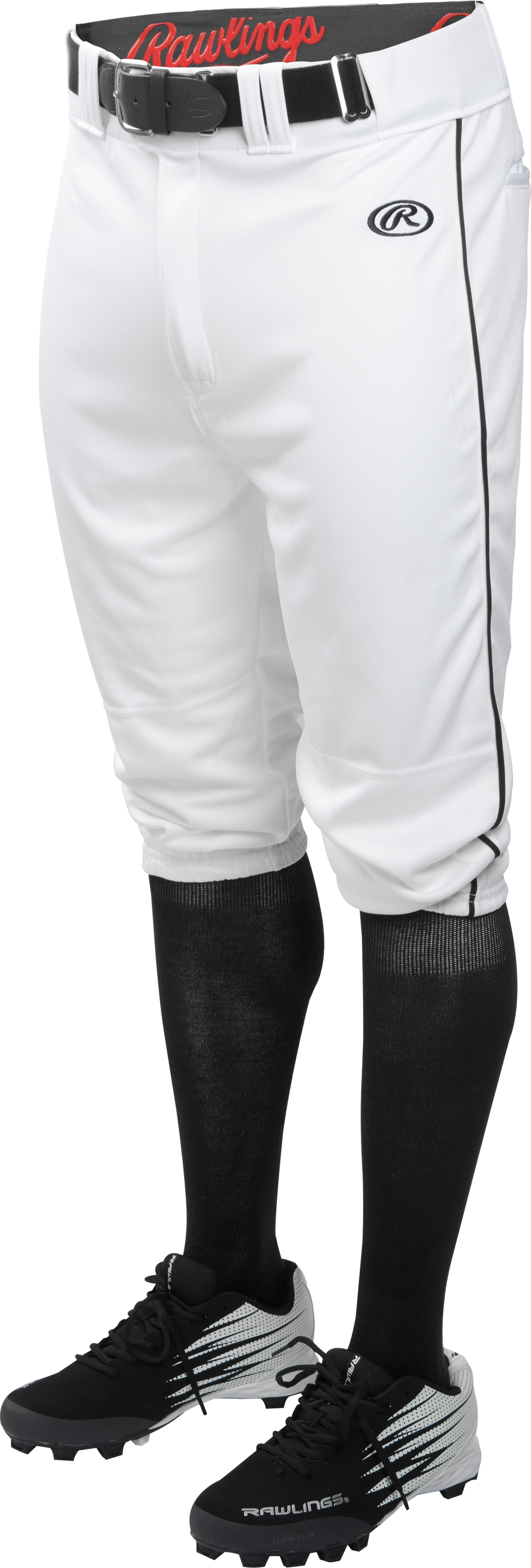 Rawlings Adult Knicker Launch Baseball Pant With Piping Rawlings