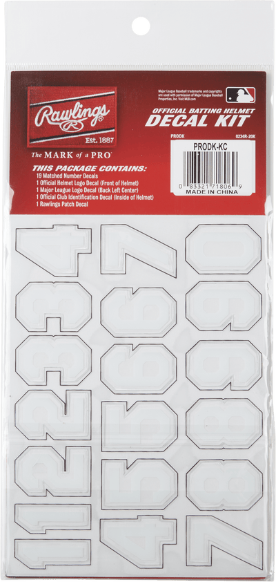 Rawlings MLB Replica Decal Kits