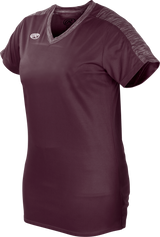 Rawlings Girls' V Neck Jersey Rawlings