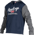 Rawlings Youth 2-Tone Long-Sleeve Fleece Baseball Hoodie Rawlings