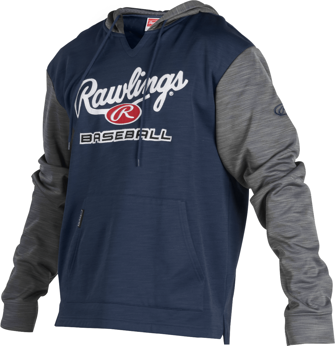 Rawlings Youth 2-Tone Long-Sleeve Fleece Baseball Hoodie Rawlings