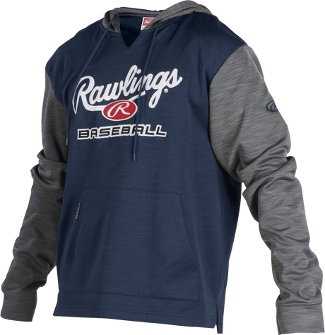 Rawlings Youth 2-Tone Long-Sleeve Fleece Baseball Hoodie Rawlings