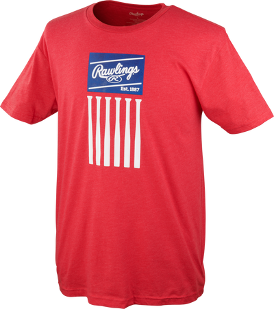 Rawlings Men's Bat Flag T-Shirt