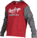 Rawlings Youth 2-Tone Long-Sleeve Fleece Baseball Hoodie Rawlings