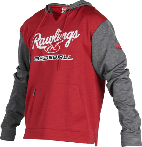 Rawlings Youth 2-Tone Long-Sleeve Fleece Baseball Hoodie Rawlings