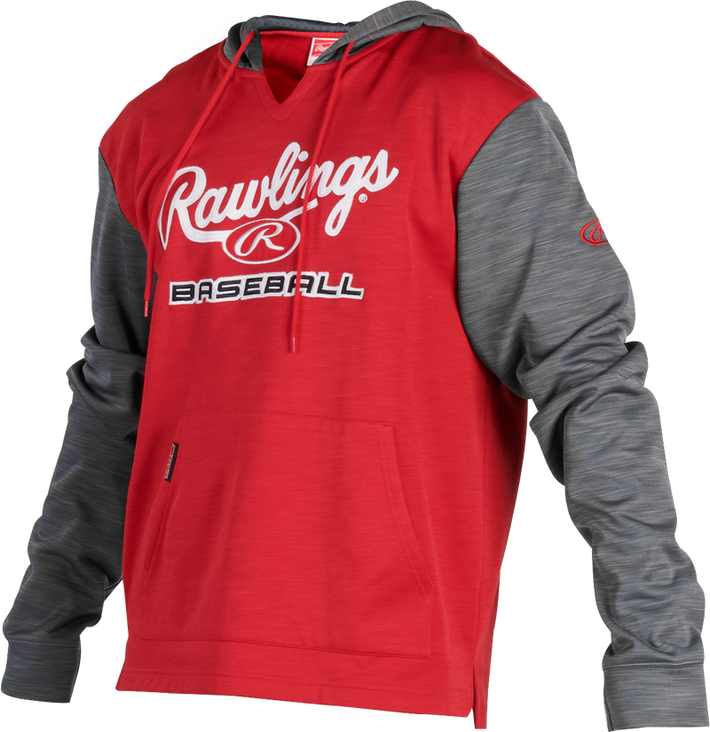 Rawlings Youth 2-Tone Long-Sleeve Fleece Baseball Hoodie