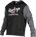 Rawlings Youth 2-Tone Long-Sleeve Fleece Baseball Hoodie Rawlings
