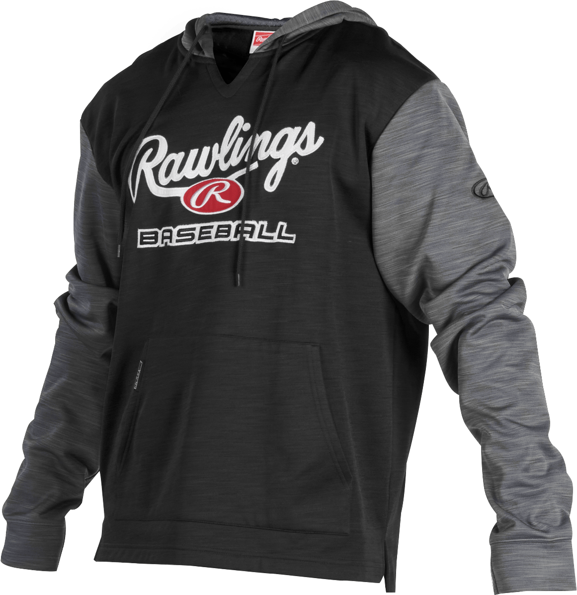 Rawlings Youth 2-Tone Long-Sleeve Fleece Baseball Hoodie Rawlings