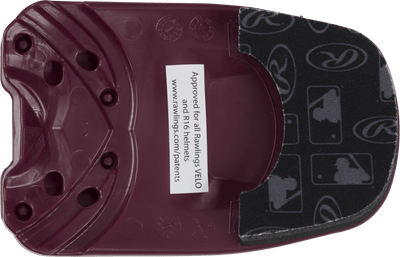 Rawlings Reversible Extension For R16/Velo Batting Helmet - Molded/Textured