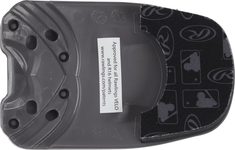 Rawlings Reversible Extension For R16/Velo Batting Helmet - Molded/Textured Rawlings