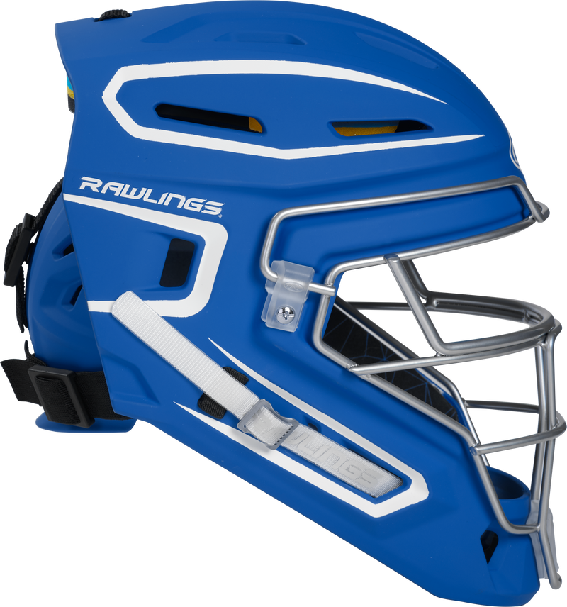 Rawlings Senior Mach 2-Tone Hockey Style Catchers Helmet - Matte