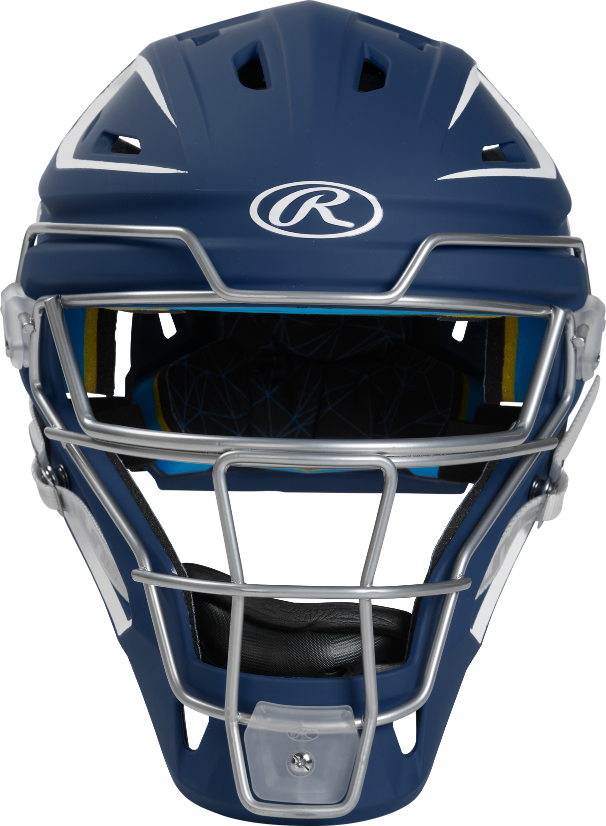 Rawlings Senior Mach 2-Tone Hockey Style Catchers Helmet - Matte Rawlings