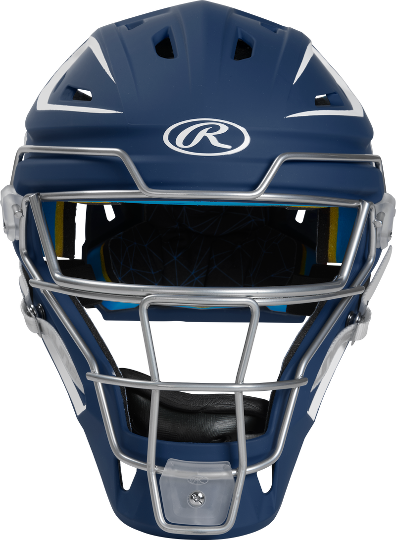Rawlings Senior Mach 2-Tone Hockey Style Catchers Helmet - Matte
