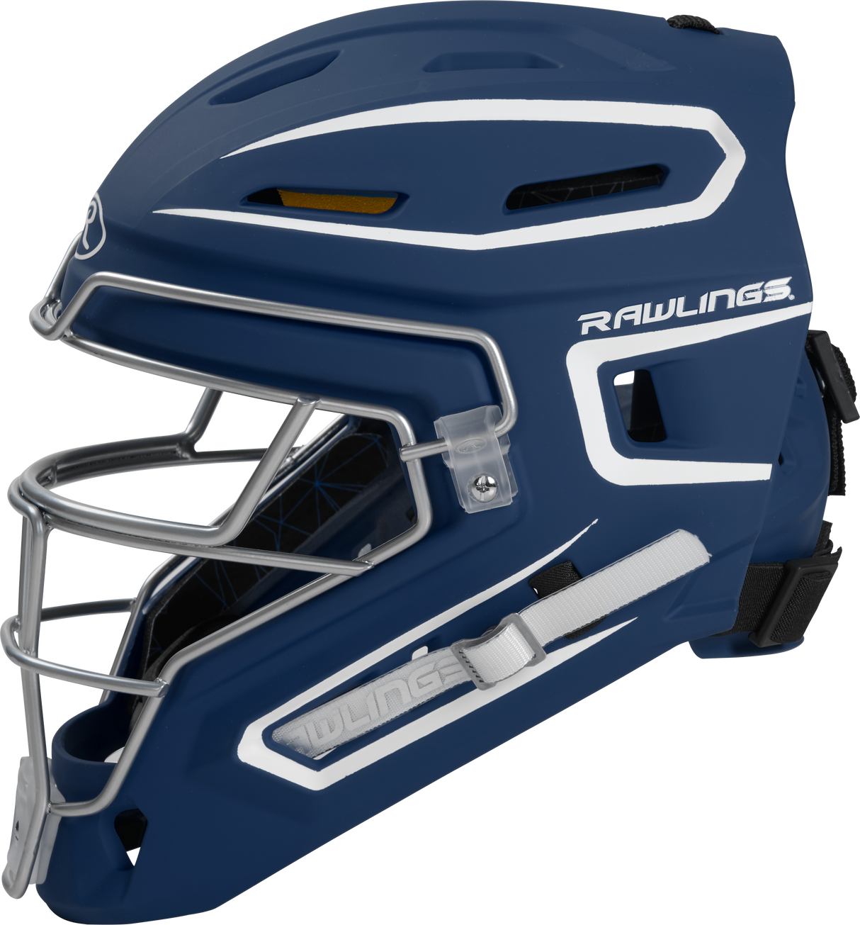 Rawlings Senior Mach 2-Tone Hockey Style Catchers Helmet - Matte Rawlings