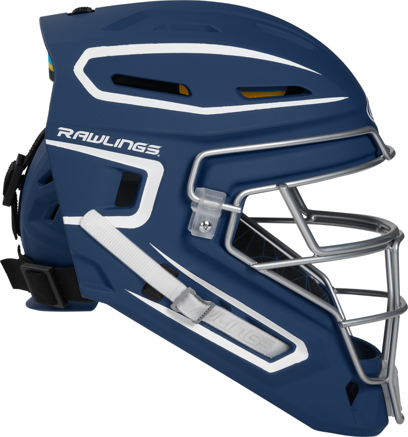 Rawlings Senior Mach 2-Tone Hockey Style Catchers Helmet - Matte