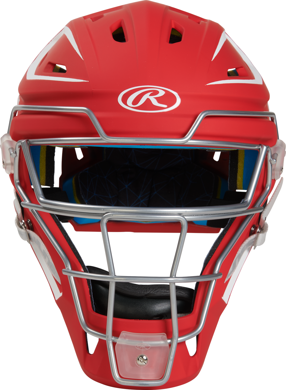 Rawlings Senior Mach 2-Tone Hockey Style Catchers Helmet - Matte Rawlings
