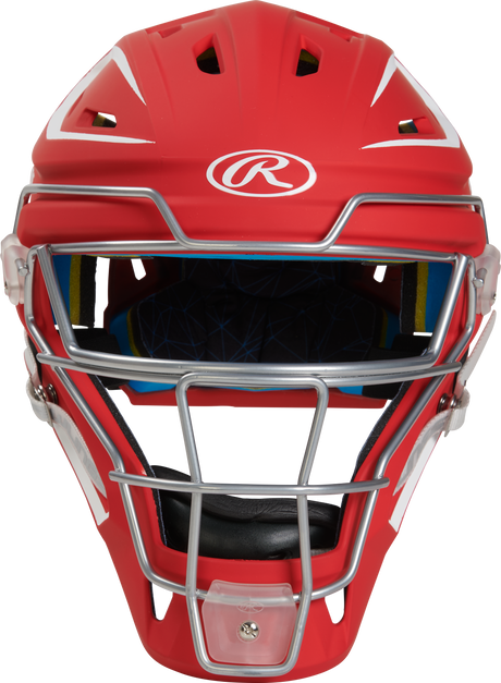 Rawlings Senior Mach 2-Tone Hockey Style Catchers Helmet - Matte Rawlings
